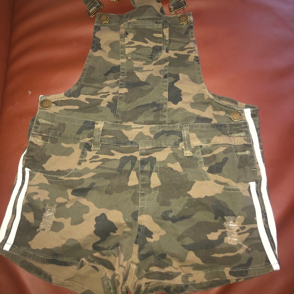Fashion Nova Camo Overalls